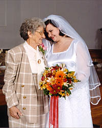 Bride with Grandmother